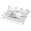 Elegant Vanity Top With Undermount Sink And Backsplash - White Carrara Marble - Image 3