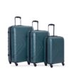 3 Piece Luggage Sets Lightweight Suitcase With Two Hooks, Spinner Wheels, Tsa Lock, (20/24/28) - Dark Green - Image 4