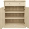 4 Door Storage Cabinet With 1 Drawer And 4 Adjustable Inner Shelves - Natural - Image 18
