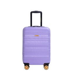 Carry On Luggage Airline Approved18.5" Carry On Suitcase With Tsa Approved Carry On Luggage With Wheels Carry On Bag Hard Shell Suitcases - Light Purple