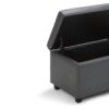 Darcy - Storage Ottoman Bench - Stone Gray - Image 5