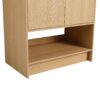 Modern 30" Bathroom Vanity With Ceramic Sink, Freestanding Cabinet, 2 Soft Closing Doors - Oak - Image 21