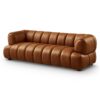 Jasmin - Upholstered Sofa - Cognac / Tan - Image 7