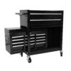 High Capacity Rolling Tool Chest With Wheels And Drawers, 8 Drawer Tool Storage Cabinet - Black - Image 9