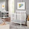 Connelly - Mini Crib With Mattress Pad - White, Rockport Gray - Image 5
