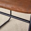 (Set of 4) Retro Chairs, Comfortable Bar Stools, Suitable For Industrial And Vintage Style Environments - Brown - Image 14