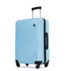 3 Piece Luggage Sets Lightweight Suitcase With Two Hooks, Spinner Wheels, (20/24/28) - Aqua Blue - Image 12