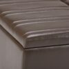 Ellis - Coffee Table Storage Ottoman - Chocolate Brown - Image 5