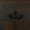Hall Tree With 3 Hooks, Coat Hanger, Entryway Bench, Storage Bench, 3 In 1 Design, For Entrance, Hallway Tiger - Brown - Image 9