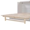 Queen Murphy Bed Elegantly Designed With Large Drawers - White - Image 3