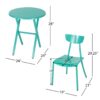 Taro - Bistro Set - Teal - Image 3