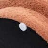 Fuji - Mushroom Footstool Ottoman - Spice Orange - Image 4