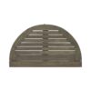 Outdoor 3 Pieces Half Round Folding Bistro Set: Weather Resistant, Space Saving - Gray - Image 4