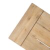 Outdoor Bench With Slat Panel Design And Frame (Set of 2) - Natural / Gray - Image 11
