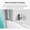 Frameless Shower Doors For Bathtub, 1 / 4" SGCC Tempered Glass - Chrome Finish - Image 5