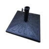 42 Pound Square Resin Umbrella Base - Black - Image 11