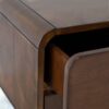 Alexa - Mid-Century Modern Style Night Stand - Brown - Image 4