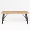 Outdoor Dining Set With 2 Bench And 1 Dining Table - Light Brown - Image 4