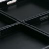 Avalon - Square Coffee Table Storage Ottoman - Slate Gray - Image 8