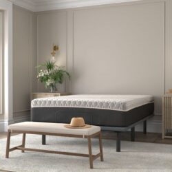 Copper Lux Hybrid - 14" California King Mattress With Copper Infused Contouring Memory Comfort Layer And Supportive Coil System - Black / Gray