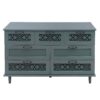 7 Drawer Cabinet, American Furniture, Suitable For Bedroom, Living Room, Study - Dark Green - Image 10