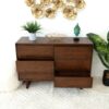 Dubrovnik - Mid-Century Modern Dresser With 6 Drawers - Brown - Image 9