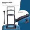 Carry On Luggage Airline Approved Carry On Suitcase With Tsa Approved Carry On Luggage With Wheels Carry On Bag Hard Shell Suitcases - Blue - Image 11
