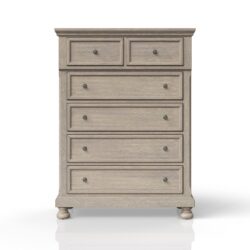 5 Drawer Chest - Antique Gray