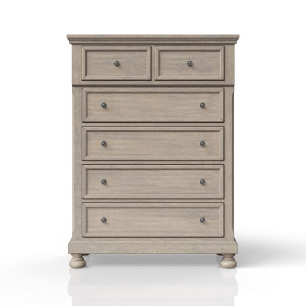 5 Drawer Chest - Antique Gray