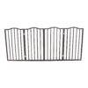 Pet Gate Dog Gate For Doorways, Stairs Or House Freestanding Folding - Dark Brown - Image 5