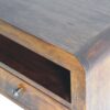Chunky Floating Bedside Table - Dark Brown - Image 6
