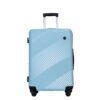 3 Piece Luggage Sets Lightweight Suitcase With Two Hooks, Spinner Wheels, (20/24/28) - Aqua Blue - Image 7