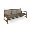 Outdoor 3 Seater Sofa With Rattan Cover - Gray - Image 5