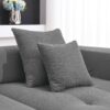 3 Piece Free Combination L Shaped Modular Sectional, Minimalist Floor Couch Set, Convertible Foam Filled Cloud Compressed Couch For Living Room - Gray - Image 16