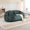 Bean Bag Sofa Lazy Sofa Durable Comfort Lounger High Back Chair For Indoor & Outdoor Use - Emerald - Image 2