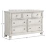 Seven Drawer Dresser - Antique Gray - Image 5