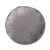 Shimon - Cylinder Pouf Ottoman And Floor Cushion - Pewter Gray - Image 4