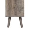4 Door Shoe Rack, Freestanding Modern Shoe Storage Cabinet, For Entryway - Dark Gray - Image 24