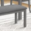 Bench, Rectangular, Upholstered, Transitional Versatile Design - Gray - Image 8