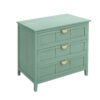 3 Drawer Cabinet For Bedroom, Living Room, Or Study, American Furniture - Light Green - Image 9