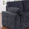 Nyhan - Upholstered Corner Sectional With Pull Out Loveseat And Storaged Chaise - Dark Gray - Image 6
