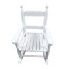 Children's Rocking Chair Indoor Or Outdoor, Suitable For Kids, Durable - White - Image 3