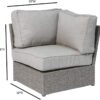 Shick - Corner Wedge Patio Chair With Cushions - Gray - Image 4