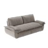 Queen Pull Out Sofa Bed, 3 In 1 Convertible Sleeper Sofa Multifunctional Velvet Loveseat Bed - Gray - Image 11