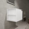 Modern 24" Bathroom Vanity, Suitable For Small Bathroom Spaces - White Oak - Image 4