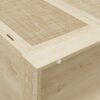 4 Door Storage Cabinet With 1 Drawer And 4 Adjustable Inner Shelves - Natural - Image 24
