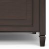 Connaught - Small Entryway Storage Bench - Chestnut - Image 9