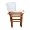 Folding Director Chair Canvas (Set of 2) - White - Image 9