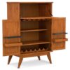 Draper - Mid Century Bar Cabinet - Teak - Image 2
