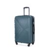 3 Piece Luggage Sets Lightweight Suitcase With Two Hooks, Spinner Wheels, Tsa Lock, (20/24/28) - Dark Green - Image 6